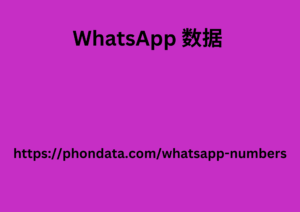 WhatsApp 数据